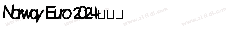 Norway Euro 2024字体转换